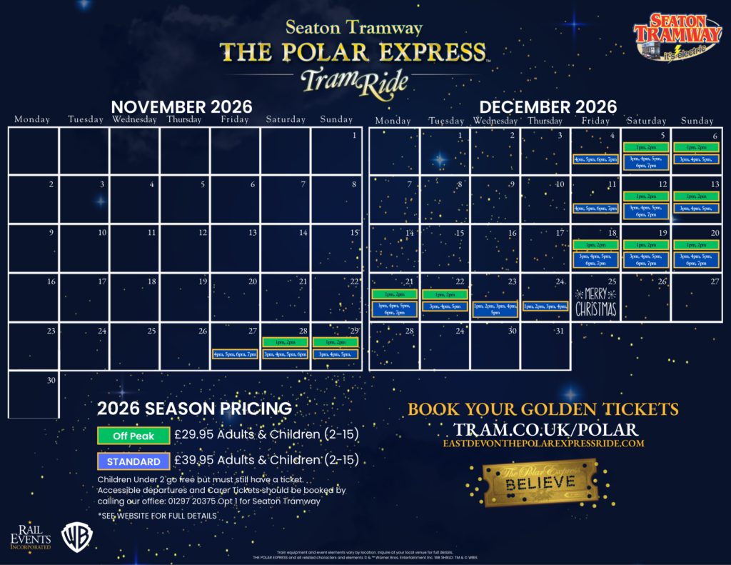 The Polar Express East Devon 2026